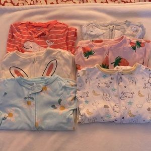 6-9month baby footie pajamas